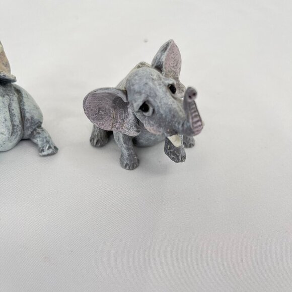 Pete Apsit Holy Herd Noah's Ark Set Of 2 Elephants Vintage - Picture 2 of 4